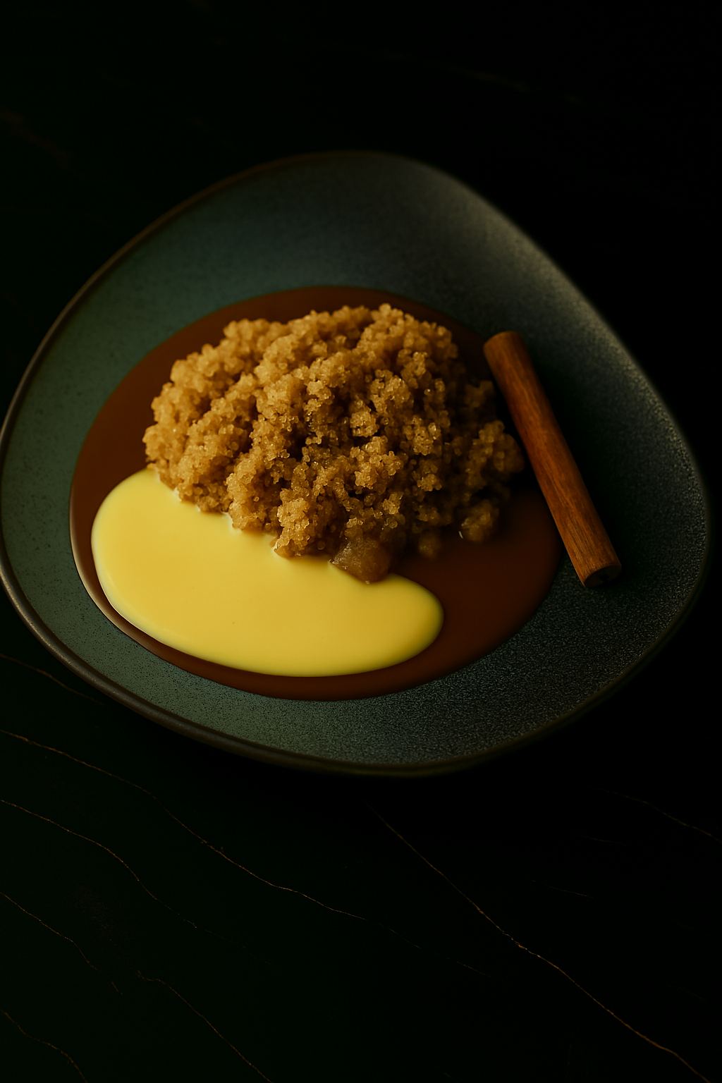 Cinnamon & Caramel Crumble